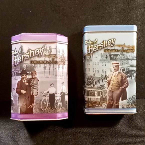 Vintage 1996 Hershey's "Building a Legacy Cannister Series" (Cannisters #2 & #3) - Picture 3 of 16